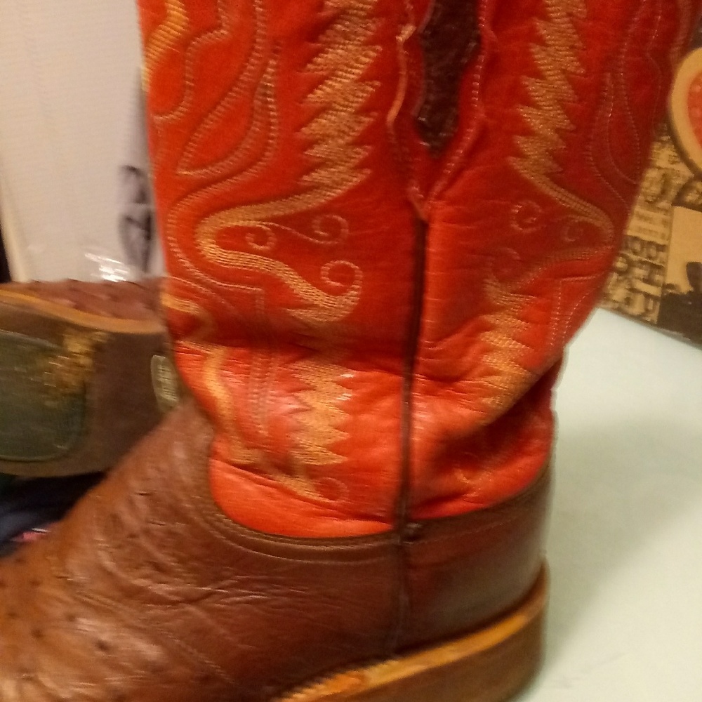 Women's lucchese ostrich boots